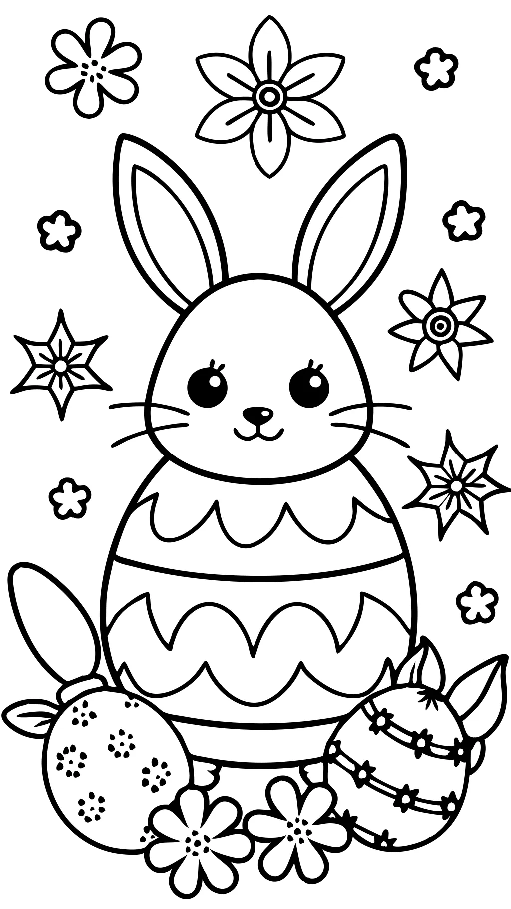 printable easter color pages